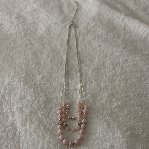 Jewelry - Elegant Pink and Silver Necklace